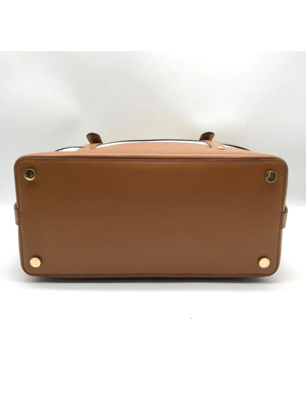 Michael Kors Natural & Acorn Marie Cage Tote